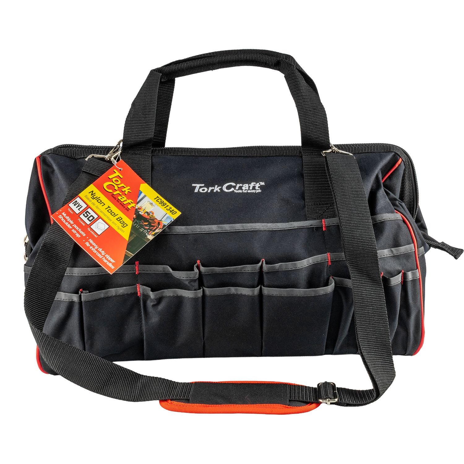 Tool Bag Nylon 50 Pocket 495 × 265 × 340mm