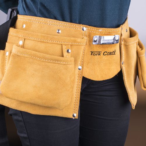 Leather Tool Belt - 11 Pocket / Pouch